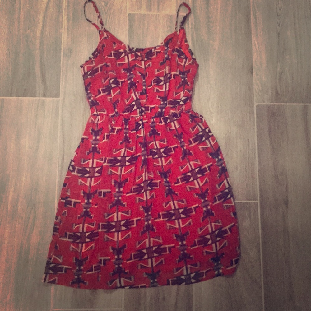 Red dress